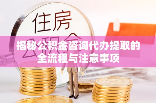 会理揭秘公积金咨询代办提取的全流程与注意事项