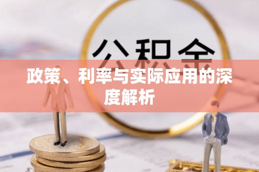 会理政策、利率与实际应用的深度解析